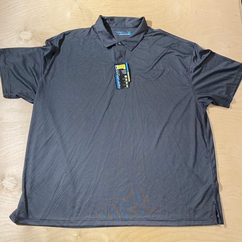 Roundtree & Yorke Charcoal Polo Shirt 4X (OS)